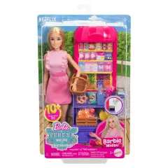Barbie Malibu fa la Spesa con Bancarella e Accessori JCT05 - collezionabili bambina