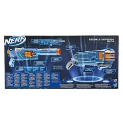 Nerf Elite 2.0 Double Defense Pack 2 Blaster + 40 Dardi - armi soldatini