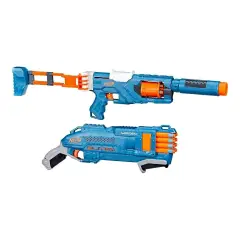 Nerf Elite 2.0 Double Defense Pack 2 Blaster + 40 Dardi - armi soldatini