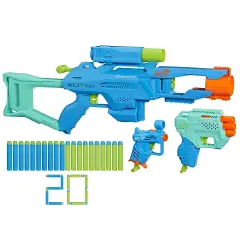 Nerf Elite 2.0 Tactical Pack 3 Blaster + 20 Dardi - armi soldatini