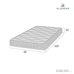 Alondra Letto Montessori a Casetta 90x200cm Bianco con Tessile Rosa - collezioni