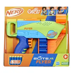 Nerf Elite Junior Flyer Blaster Bambini 6+ con 5 Dardi - armi soldatini