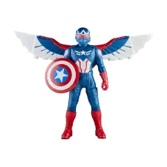 Captain America Flight Mode Action Figure 22 cm Marvel - action figures ed accessori