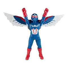 Captain America Flight Mode Action Figure 22 cm Marvel - action figures ed accessori