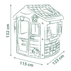Casetta Neo Jura Lodge con Scivolo XS Water Fun - Casette
