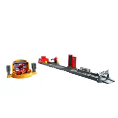 Cars Pista di Lancio Piston Cup con Saetta McQueen 50 cm - play set
