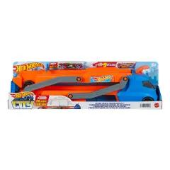 Hot Wheels Trasportatore Pista Super Velocità con Camion - play set