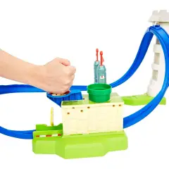 Hot Wheels Mario Kart Circuit Slam Track Set con Veicolo - play set