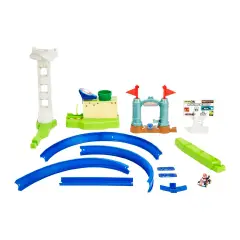 Hot Wheels Mario Kart Circuit Slam Track Set con Veicolo - play set