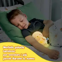 Perla Dolci Sogni Peluche Luminoso Con Melodie Rilassanti e Rassicuranti - Primi giochi