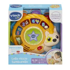 Tamburello Musicale Interattivo per Bambini Riccio Lello - Primi giochi