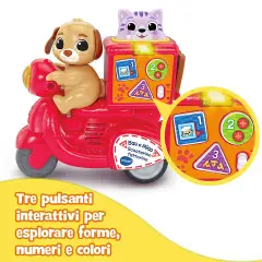 Bau e Miao Scooterino Fattorino Gioco Interattivo Per I Più Piccoli - Primi giochi
