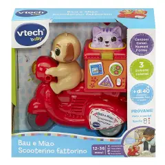 Bau e Miao Scooterino Fattorino Gioco Interattivo Per I Più Piccoli - Primi giochi