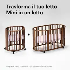 Sleepi Bed Estensione V3 Warm Brown Cm 141 - collezioni