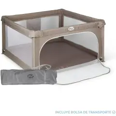 Box Recinto 120x120 L Beige Pieghevole - box