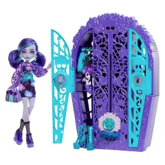 Monster High Garden Mysteries Set Bambola E Guardaroba Con Accessori Twyla - action figures ed accessori