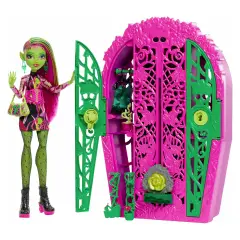 Monster High Garden Mysteries Set Bambola E Guardaroba Con Accessori Venus McFlytrap - action figures ed accessori