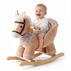 Cavaluccio a Dondolo con Poltroncina e Suoni per i Bambini più Piccoli - Primi movimenti