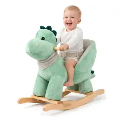 Dinosauro a Dondolo con Poltroncina e Musica per i Bambini più Piccoli - Primi movimenti