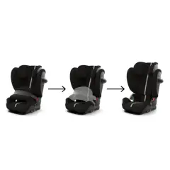 Cybex Seggiolino Auto Pallas G3 i-Size Moon Black  76–150 - bambini 76-150 cm (15m-12anni)