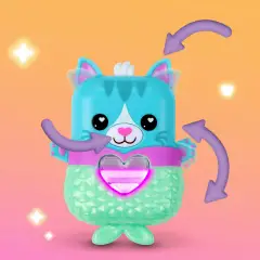 Nano - Mals Cuccioli Interattivi: Pawtricia La Gattina Blu - collezionabili bambina