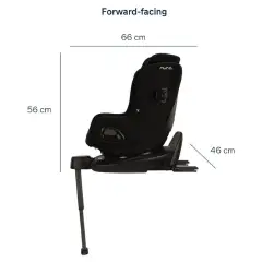 Nuna Pruu Seggiolino Auto i-Size Girevole 360° 0–4 Anni  40-105Cm Thunder - bambini 40-105 cm (0-4 anni)