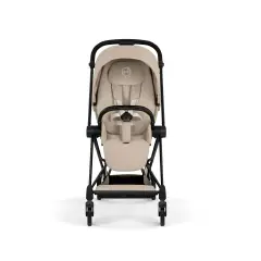 Mios Comfort Cozy Beige 2in1 Con Navicella Richiudibile-Passeggino con Telaio Matt Black - trio e modulari