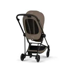 Mios Comfort Coconut Brown 2in1 Con Navicella Richiudibile-Passeggino con Telaio Matt Black - trio e modulari