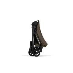 Mios Comfort Coconut Brown 2in1 Con Navicella Richiudibile-Passeggino con Telaio Matt Black - trio e modulari