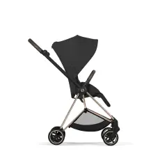 Mios Comfort Sepia Black 2in1 Con Navicella Richiudibile-Passeggino con Telaio Rosegold - trio e modulari