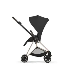 Mios Comfort Sepia Black 2in1 Con Navicella Richiudibile-Passeggino con Telaio Rosegold - trio e modulari