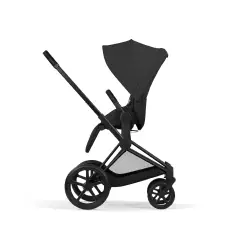 Priam Comfort Sepia Black 2in1 Con Navicella Richiudibile-Passeggino con Telaio Matt Black - trio e modulari