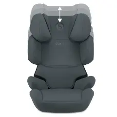 Seggiolino Auto Cybex Solution X i-Fix i-Size 100-150 Cm Grey - bambini 100-150 cm (4-12 anni)