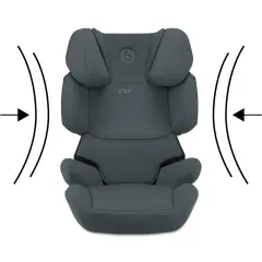 Seggiolino Auto Cybex Solution X i-Fix i-Size 100-150 Cm Grey - bambini 100-150 cm (4-12 anni)