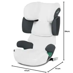 Seggiolino Auto Cybex Solution X i-Fix i-Size 100-150 Cm Grey - bambini 100-150 cm (4-12 anni)