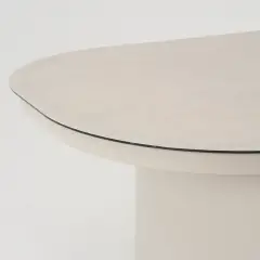 Set Tavolo da Giardino Calais in Alluminio e Corda con 6 Sedie Impilabili e Piano in Vetro Ceramico - aperitivi e cocktail