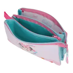 Minnie Happy To Be Me Astuccio Bustina 3 Scomparti - regalo e gadget valigeria