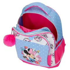 Minnie Flowers Con Carrellino 2 Ruote 45 Cm - regalo e gadget valigeria