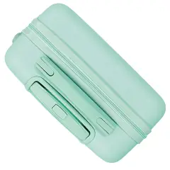 Stitch Little Destruction Trolley Abs 55 Cm 4 Ruote Turchese - regalo e gadget valigeria