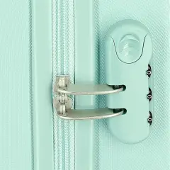 Stitch Little Destruction Trolley Abs 55 Cm 4 Ruote Turchese - regalo e gadget valigeria