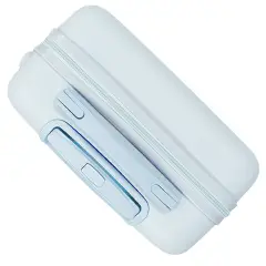 Minnie Flowers Trolley Abs 55 Cm 4 Ruote Celeste Chiaro - regalo e gadget valigeria