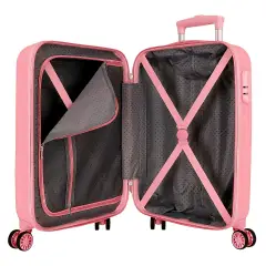 Minnie Happy To Be Me Trolley Abs 55 Cm 4 Ruote Rosa - regalo e gadget valigeria