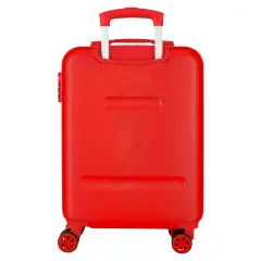 Cars Lightning McQueen Trolley Abs 55 Cm 4 Ruote Rosso - regalo e gadget valigeria