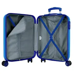 Spiderman Wall Crawler Trolley Abs 55 Cm 4 Ruote Azzurro - regalo e gadget valigeria