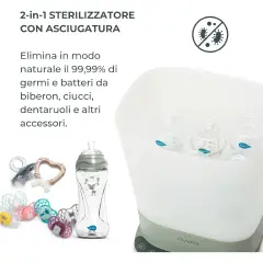 Nuvita SteriDry 1088 Sterilizzatore Biberon HEPA 72H - Sicurezza e igiene