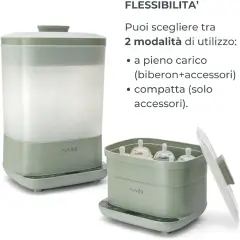 Nuvita SteriDry 1088 Sterilizzatore Biberon HEPA 72H - Sicurezza e igiene