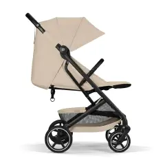 Beezy Almond Beige Cybex stroller - compact strollers