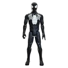 Spiderman Titan Series Personaggio Articolato 30 cm Black Suit Spiderman - action figures ed accessori