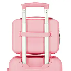 Minnie Happy To Be Me Neceser Abs Rosa - regalo e gadget valigeria
