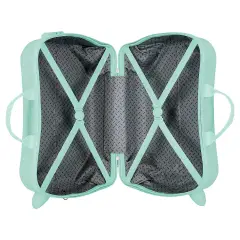 Stitch Little Des Trolley da Viaggio Cavalcabile Abs 50 cm 4 Ruote Turchese - regalo e gadget valigeria